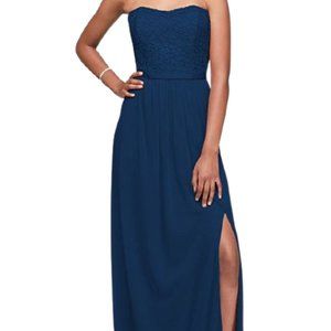 DAVID's BRIDAL // Bridesmaid Dress in Marine
